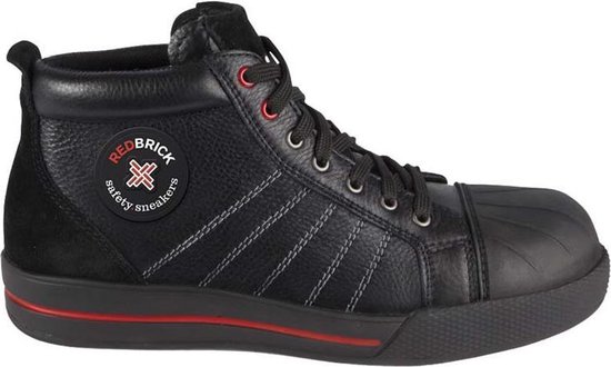 Redbrick Onyx Sneaker Hoog S3 + KN - Maat 36 - Zwart