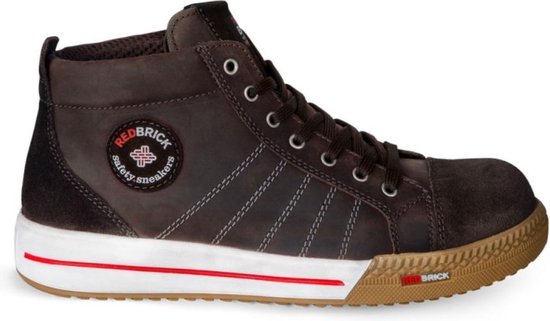 Redbrick Smaragd Sneaker Hoog S3 - Maat 43 - Bruin