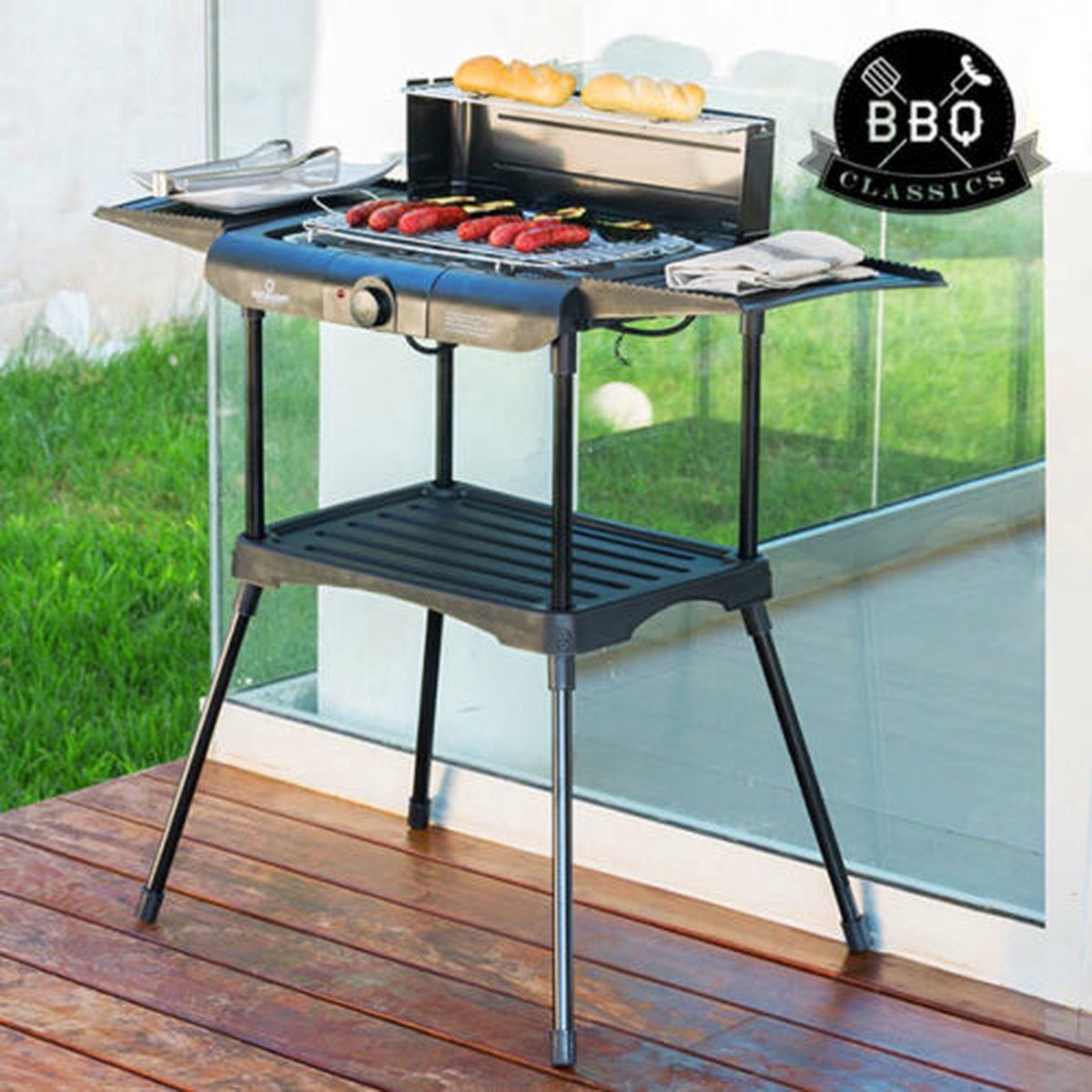 Excellent Electrics Elektrische Barbecue - 2000 Watt - Zwart