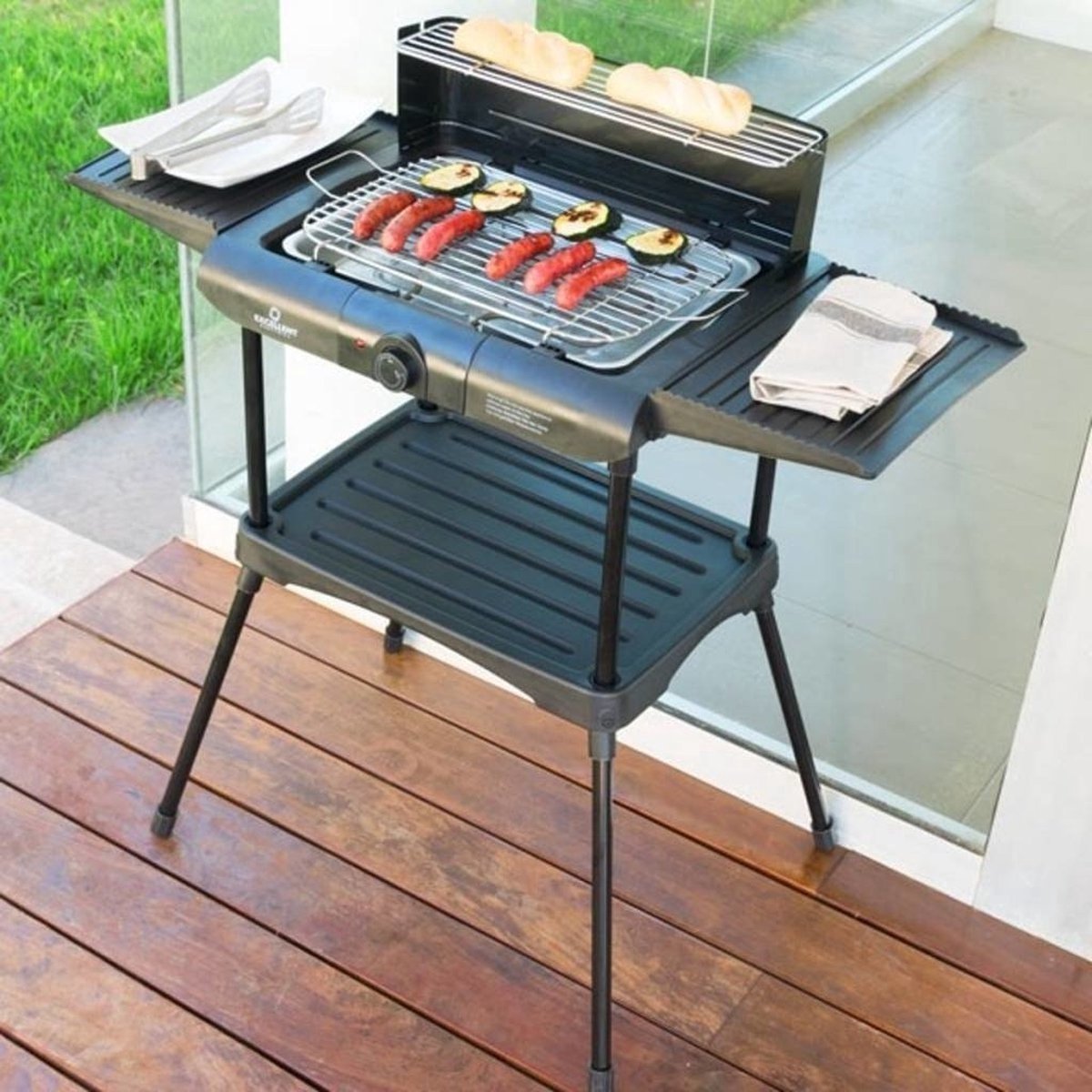 Excellent Electrics Elektrische Barbecue - 2000 Watt - Zwart
