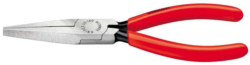 Knipex Langbektang gepolijst platte bek 140 mm - 30 11 140 SB