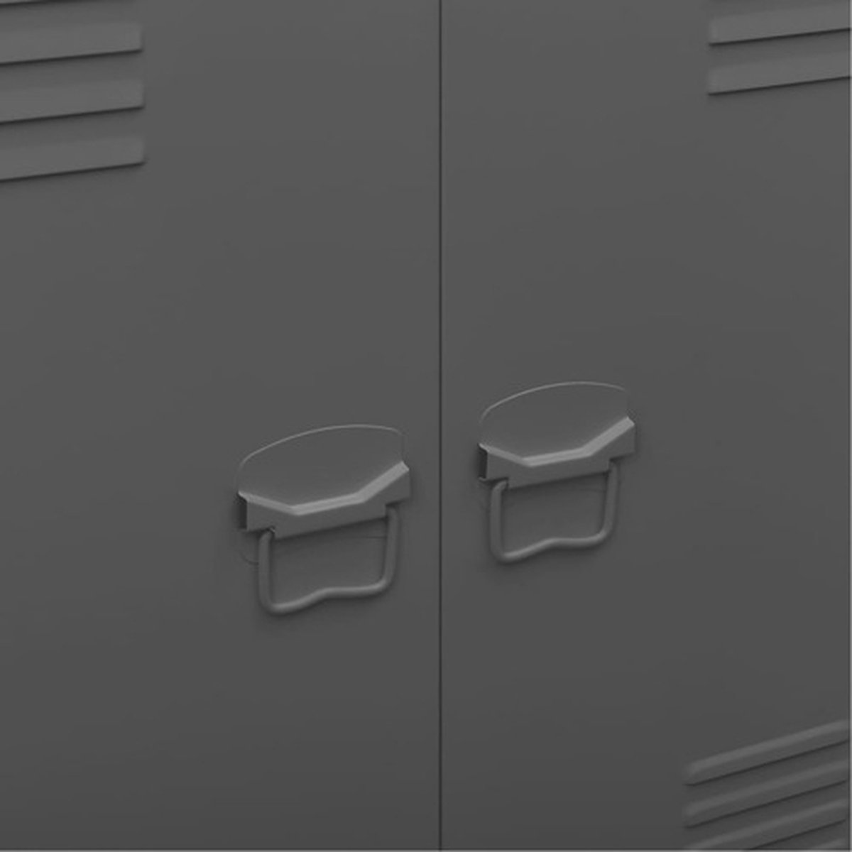 vidaXL Archiefkast industrieel 90x40x100 cm staal antracietkleurig