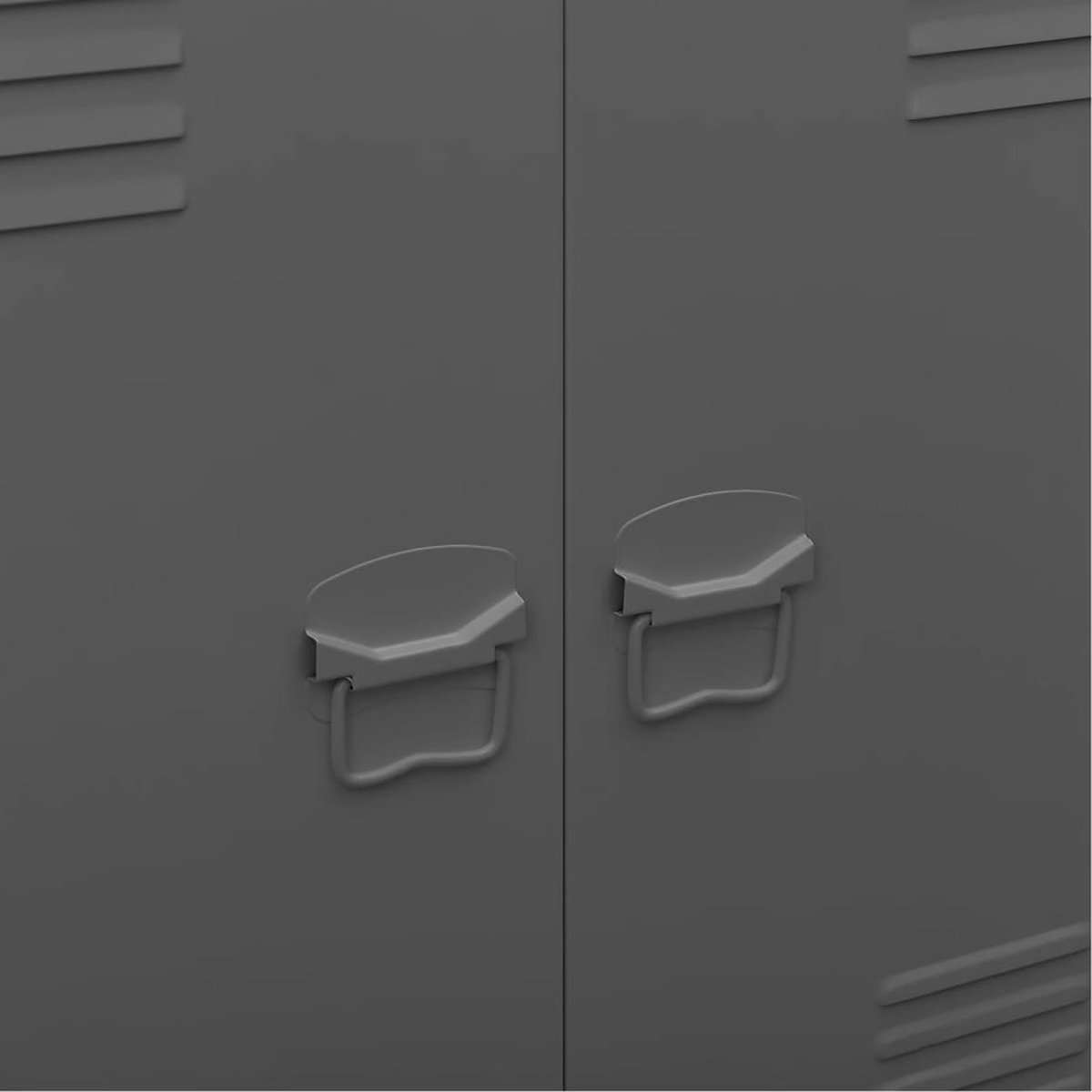 vidaXL Archiefkast industrieel 90x40x100 cm staal antracietkleurig