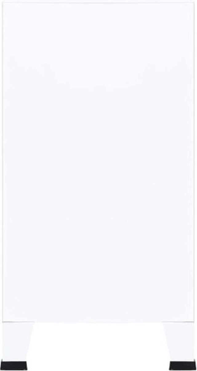 vidaXL Archiefkast industrieel 75x40x80 cm staal wit