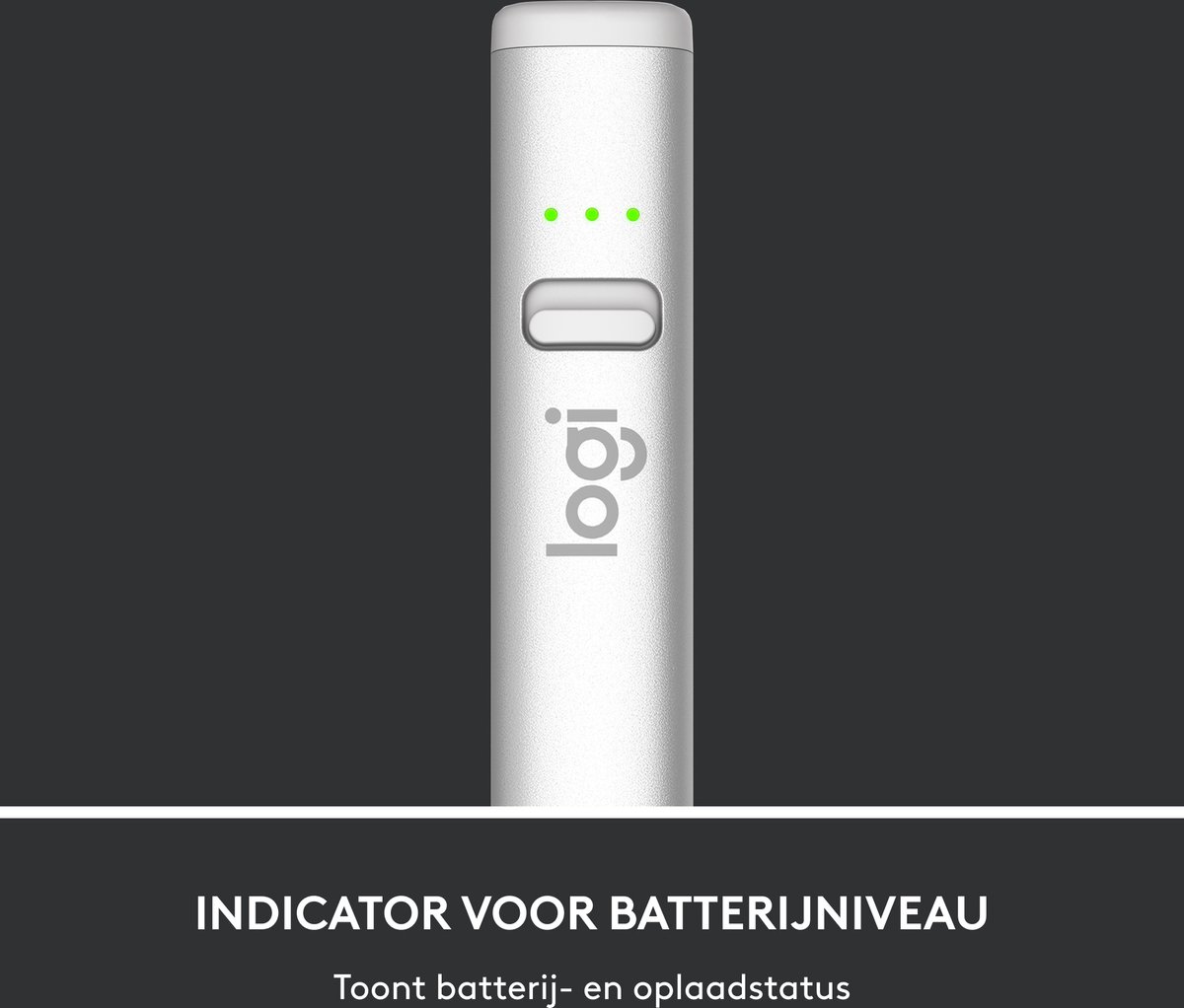 Logitech Crayon stylus-pen (Zilver)