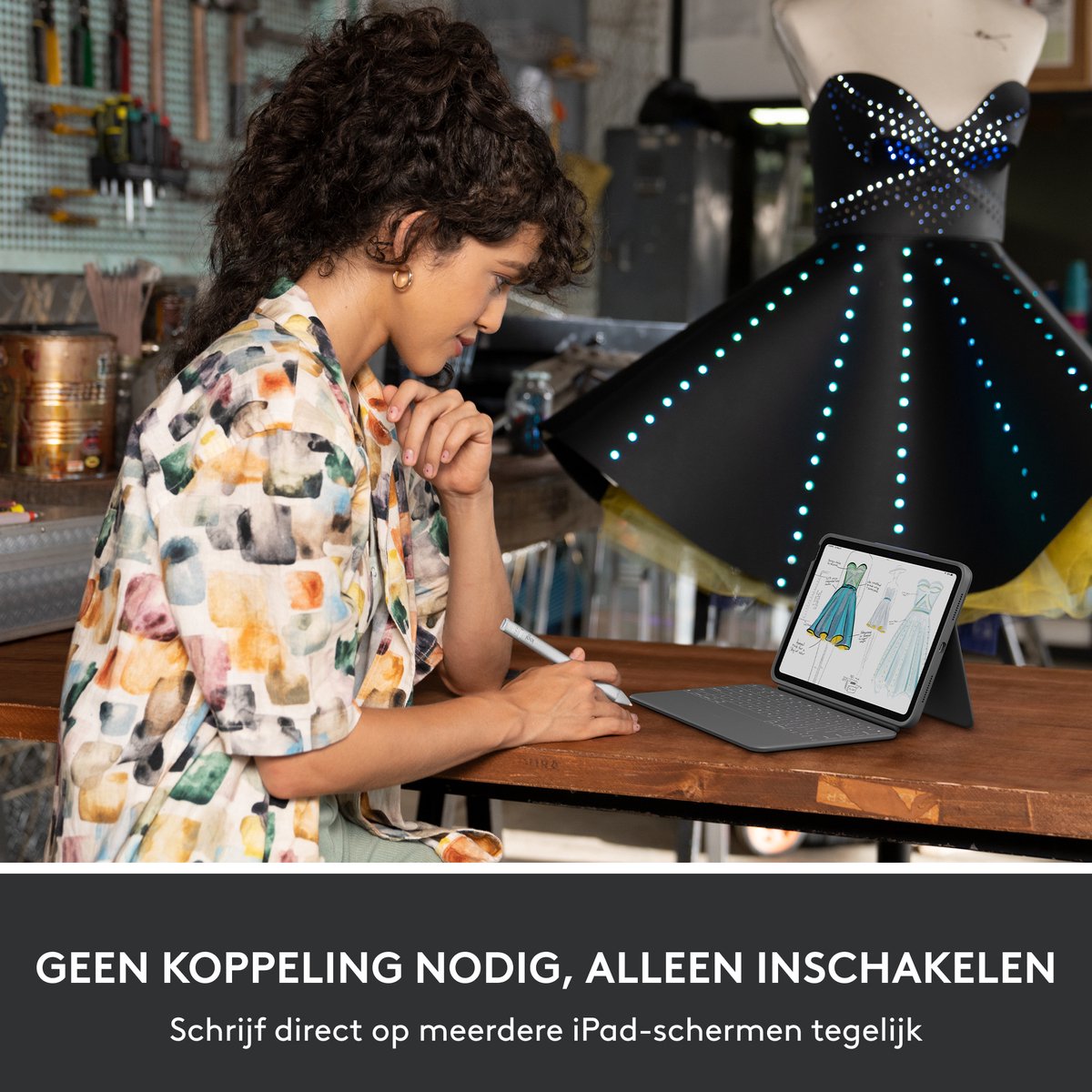 Logitech Crayon stylus-pen (Zilver)