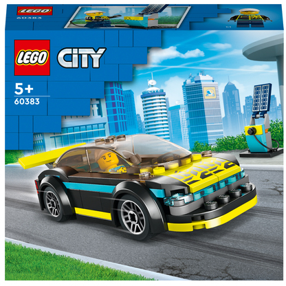 Lego - Coche De Juguete Para Construir Deportivo Eléctrico Y Mini Figura De Piloto City