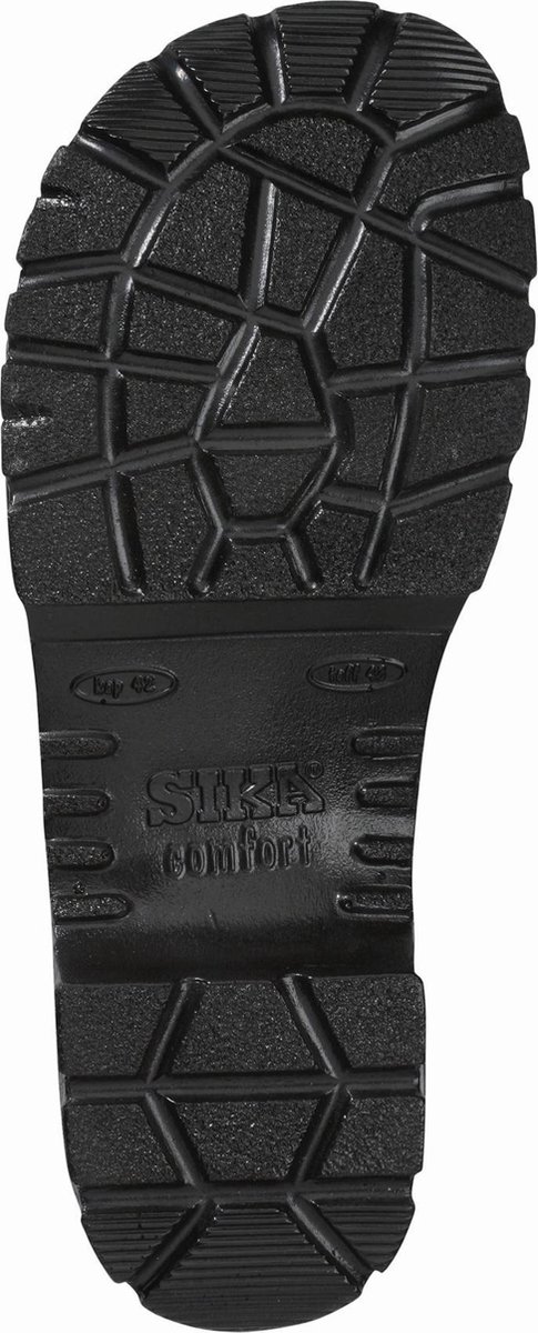 SIKA 29 Klomp Dichte Hak Pu zool + KN S3 - Maat 45 - Zwart