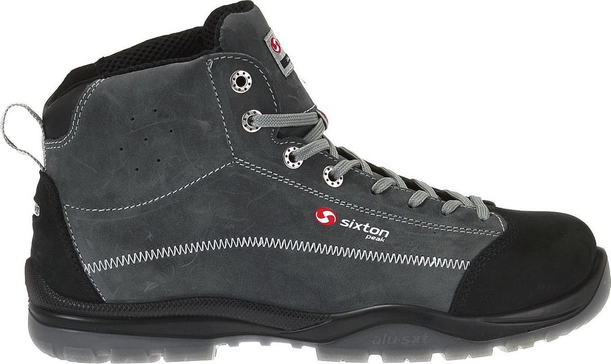 Sixton Peak 93289-03 Pasitos Hoog S3 ESD Grijs/ - Maat 41 - Zwart