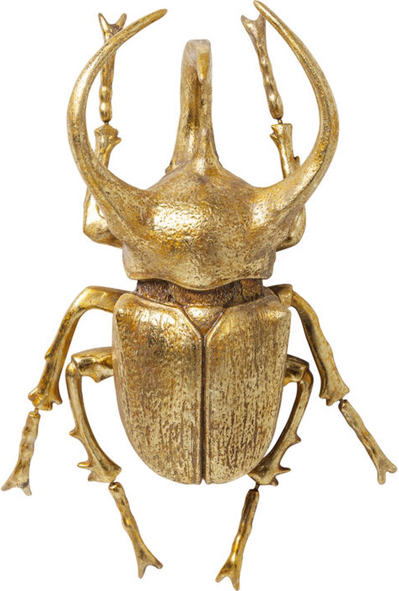 Kare Design Wanddecoratie Atlas Beetle Gold - Goud