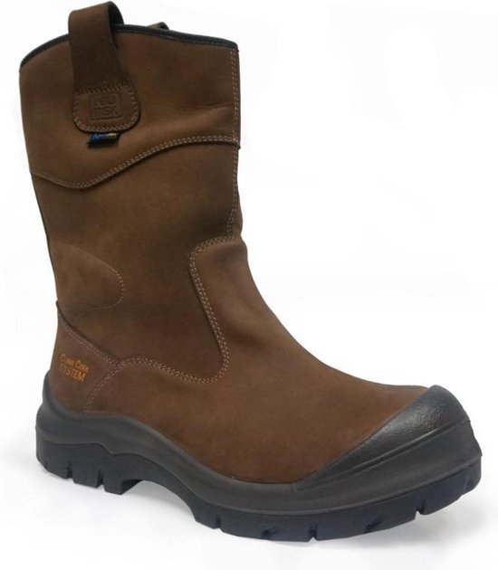 No Risk Hoge Laars Hawick 6674.02 S3 Aqua-tex - Maat 45 - Bruin