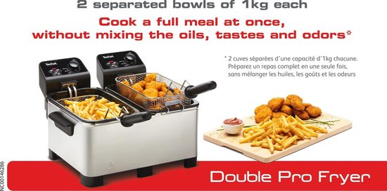 Tefal FR3610 Double Pro - Silver