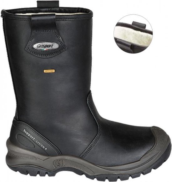 Grisport Laars 72401C + L Wool - Maat 45 - Zwart