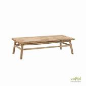 Applebee Rooty salontafel 85x85x27 cm - Bruin