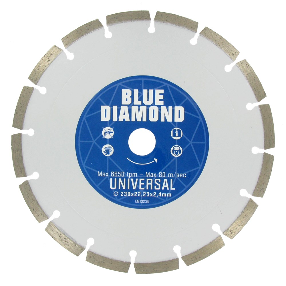 Carat Blue Diamond Diamantdroogzaag Ø150X22.23Mm, Type Universeel.