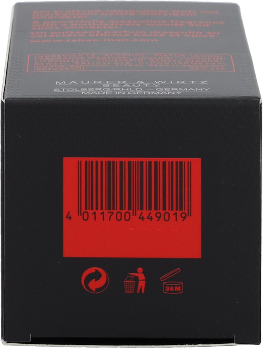 Tabac Man Eau De Toilette Natural Spray 50ml