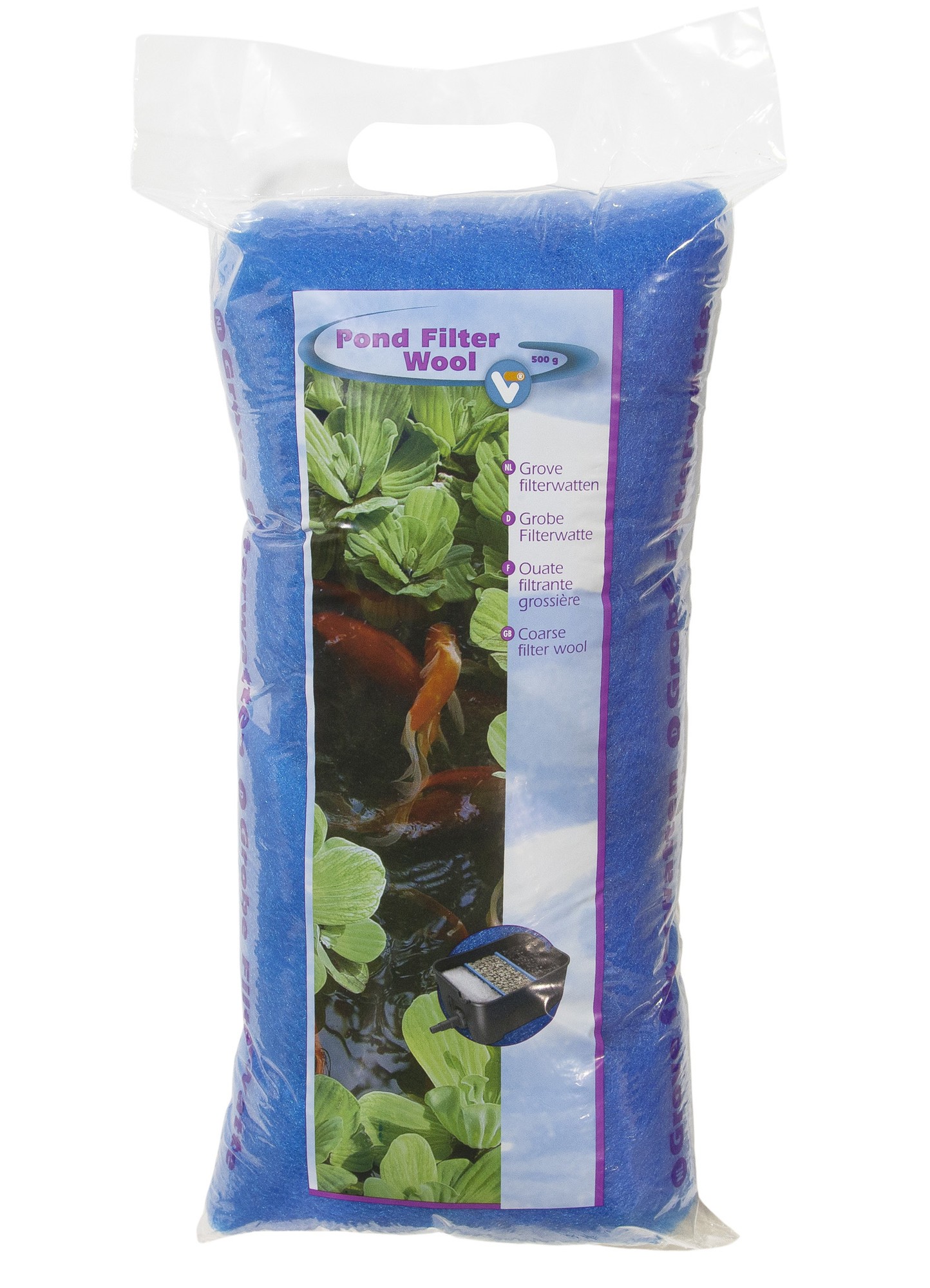 Velda Filter Watten Blauw 500 Gram |