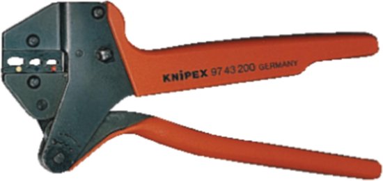 Knipex Krimp-systeemtang gebruineerd 200 mm