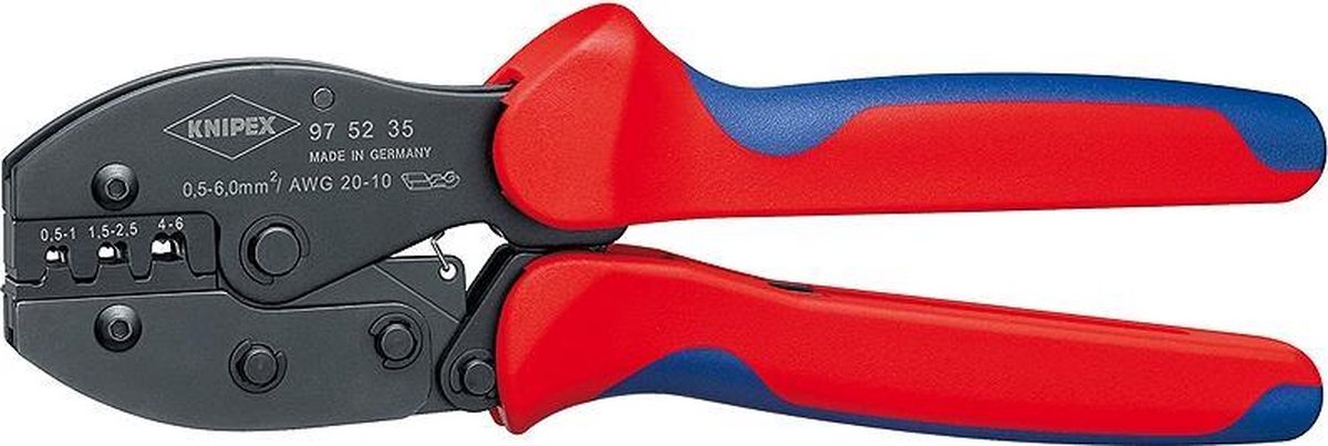 Knipex PreciForce© Krimptang gebruineerd met meer-componentengrepen 220 mm