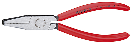 Knipex Glasplattang zwart geatramenteerd met kunststof bekleed 160 mm