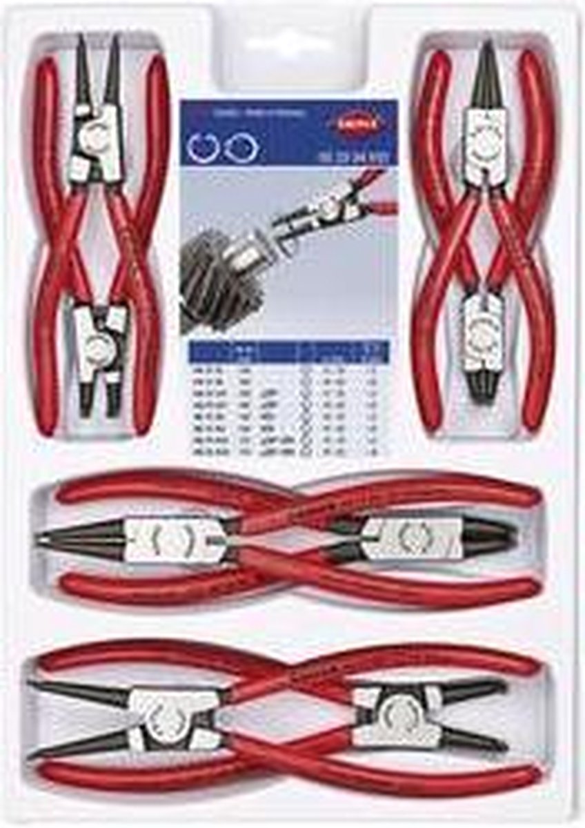 Knipex Borgveertangen set type 44 + 46 8-delig