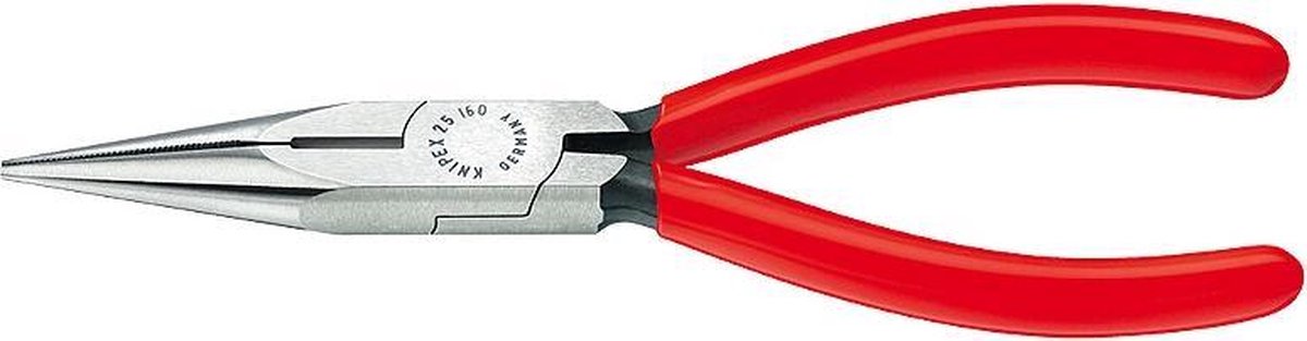 Knipex Platspitse tang met zijsnijder zwart geatramenteerd 125 mm