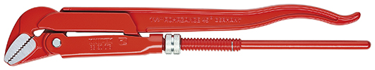 Knipex Pijptang 45ø rood poedergecoat 570 mm