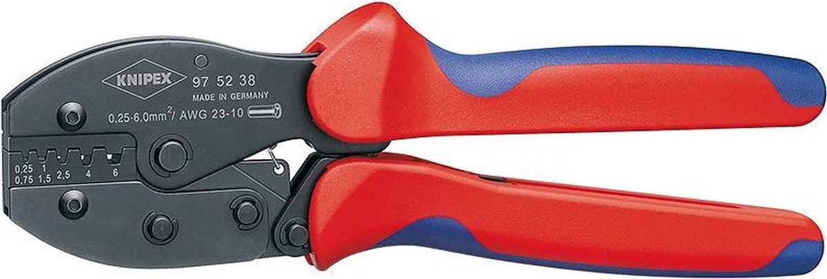 Knipex PreciForce© Krimptang gebruineerd met meer-componentengrepen 220 mm