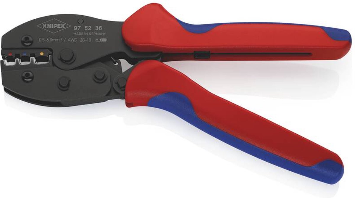 Knipex PreciForce© Krimptang gebruineerd met meer-componentengrepen 220 mm