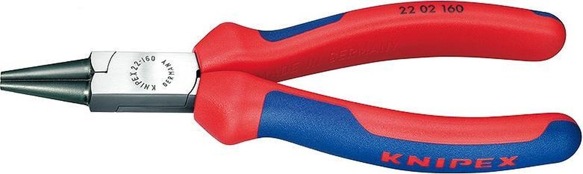 Knipex Rondbuigtang zwart geatramenteerd met meer-componentengrepen 160 mm