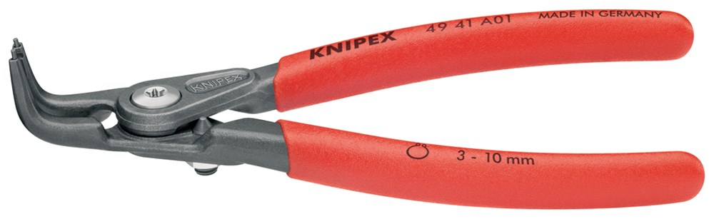 Knipex Precisie-borgveertang grijs geatramenteerd 130 mm