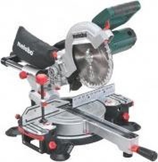 Metabo Afkortzaag KGS 216 M met trekfunctie | nieuw model + extra zaagblad