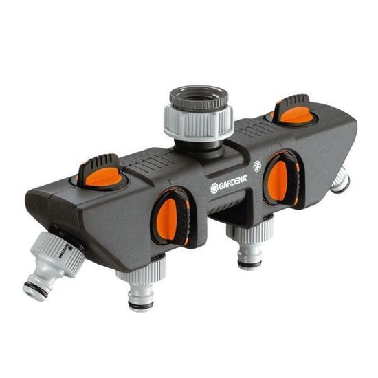 GARDENA 4-weg waterverdeler