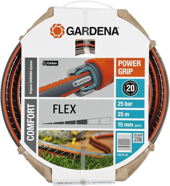 GARDENA Flex slang (5/8),25m - Oranje