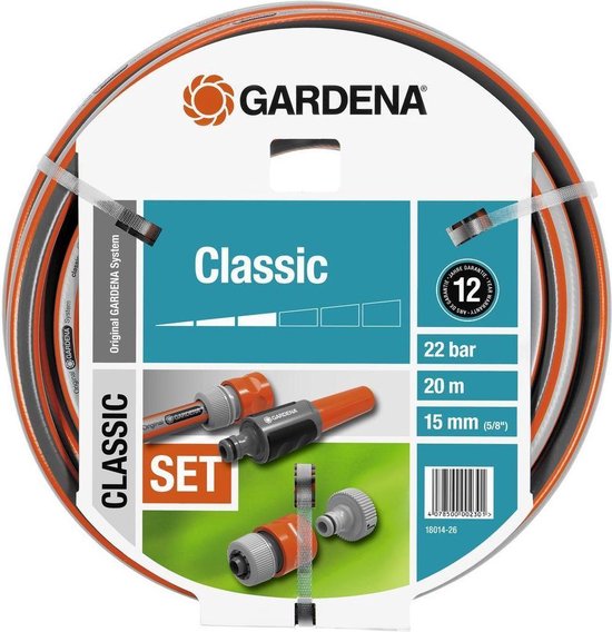 GARDENA Tuinslang Classic 5/8, 20m+arm