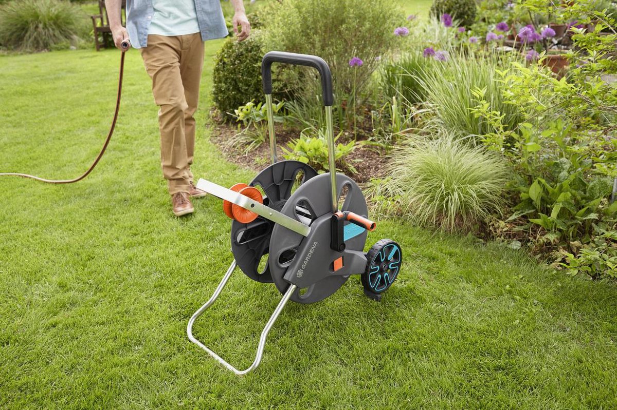 GARDENA Slangenwagen AquaRoll L Easy - Grijs