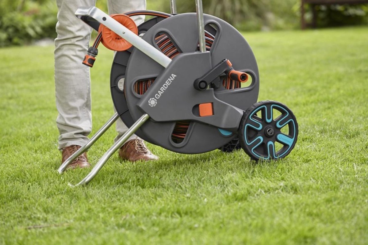 GARDENA Slangenwagen AquaRoll L Easy - Grijs