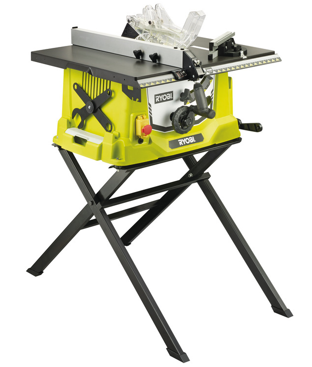 Ryobi RTS1800S-G 1800w tafelzaagmachine met onderstel