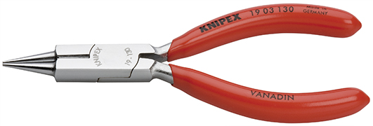 Knipex Rondbuigtang met zijsnider verchroomd 130 mm