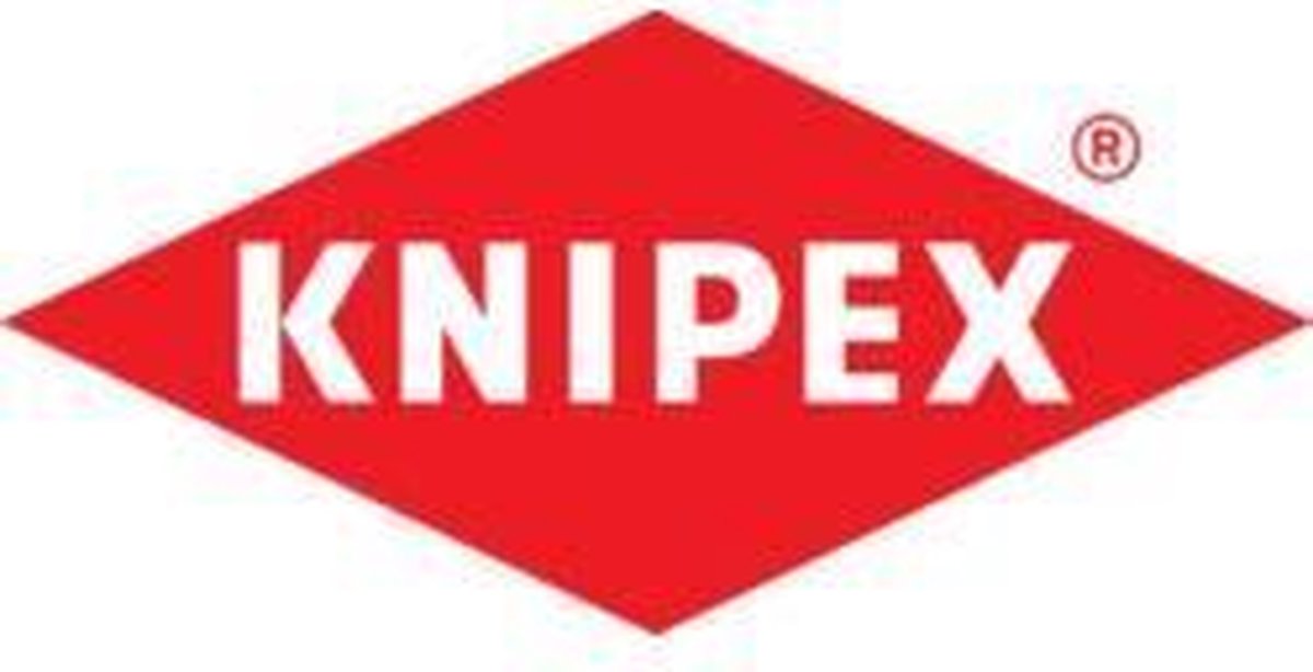 Knipex Rondbuigtang zwart geatramenteerd met kunststof bekleed 160 mm