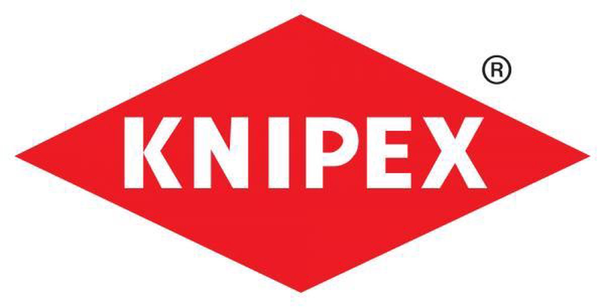 Knipex Rondbuigtang zwart geatramenteerd met kunststof bekleed 160 mm