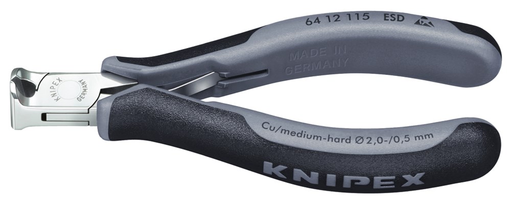 Knipex Elektronica-voorsnijtangen ESD met meer-componentengrepen 115 mm