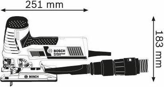 Bosch GST 160 CE decoupeerzaag | 800 Watt in L-Boxx
