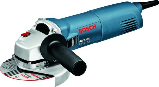 Bosch GWS 1400 Haakse slijper | 1.400w + SDS clic spanmoer