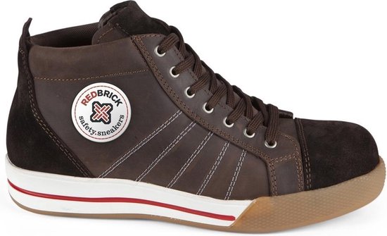 Redbrick Smaragd Sneaker Hoog S3 - Maat 46 - Bruin