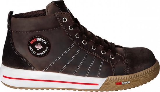 Redbrick Smaragd Sneaker Hoog S3 - Maat 46 - Bruin