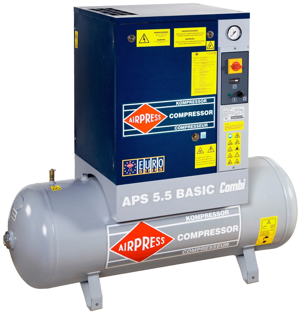 Airpress Schroefcompr.combi APS 5.5 basic