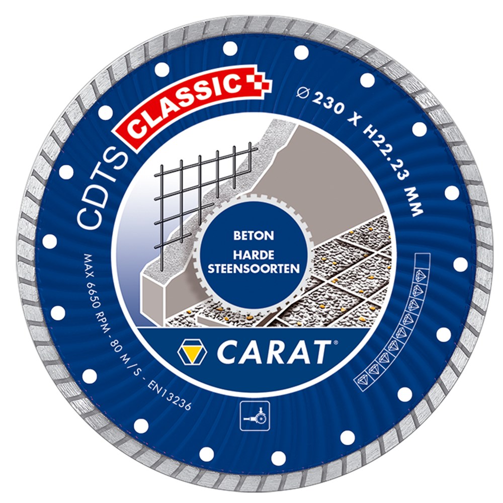 Carat DIAMANTZAAG BETON Ø150x22,23MM, CDTS CLASSIC - CDTSC15090