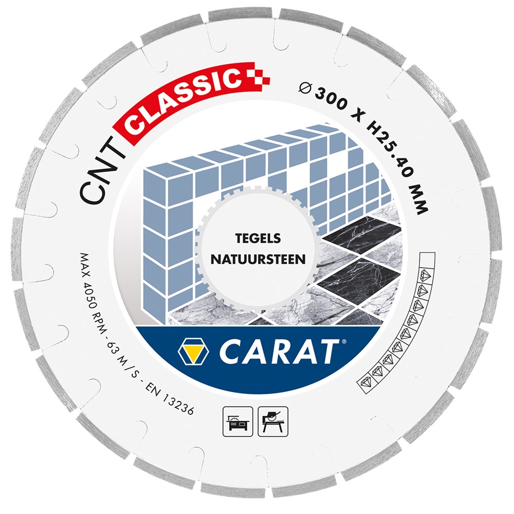 Carat DIAMANTZAAG NATUURSTEEN Ø300x25,40MM, CNT CLASSIC - CNTC300400