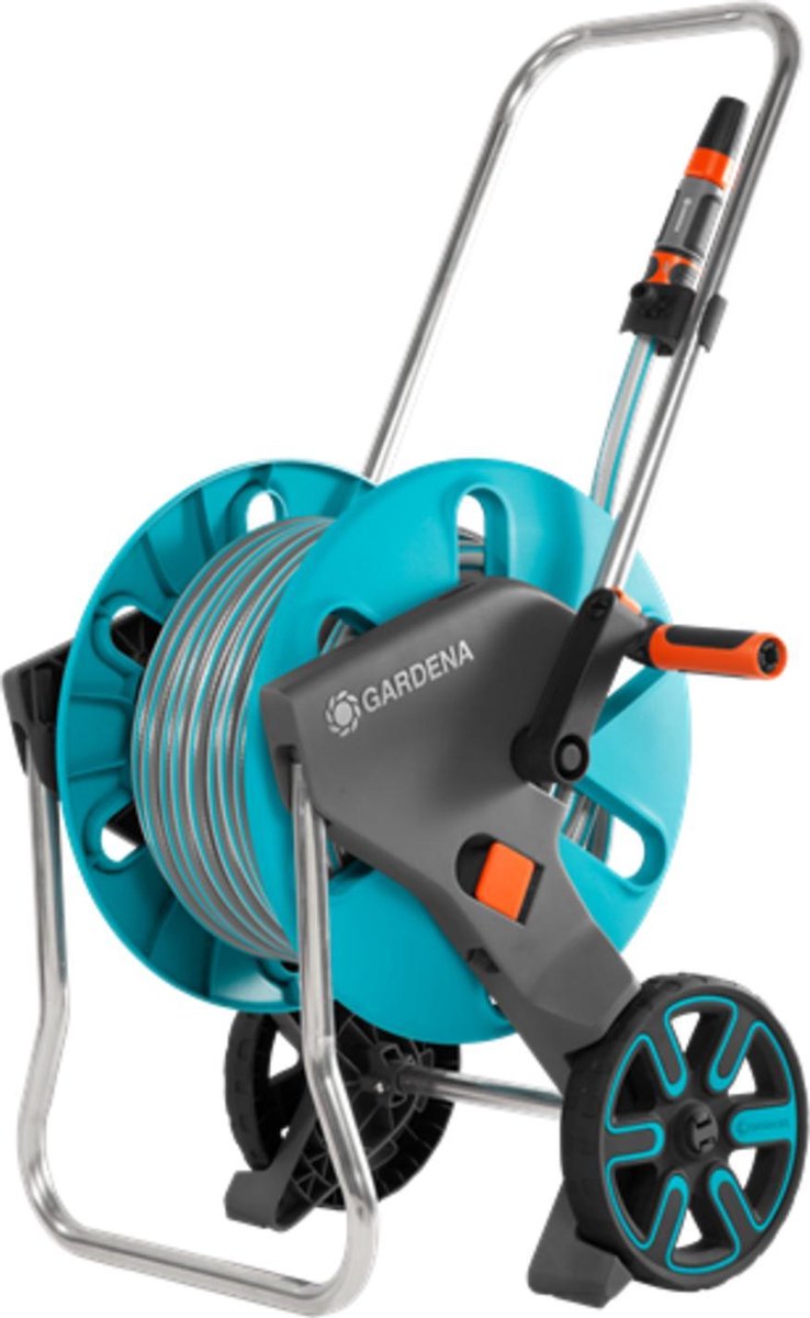 GARDENA Slangenwagen AquaRoll M, met 20m CLASSIC slang 1/2" met clip